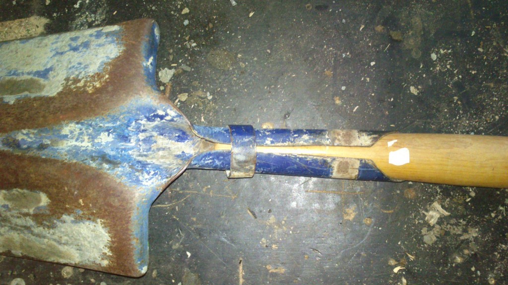 Tool love How To Replace A Shovel Handle Good Life Permaculture